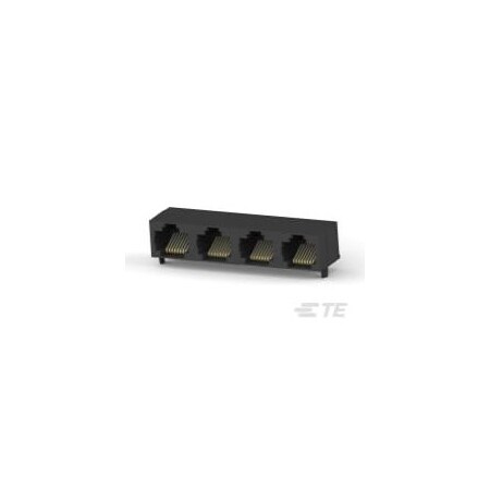 Te Connectivity Modular Connectors / Ethernet Connectors 1X4 Pos R/A Rj45 S/E 5406528-1
